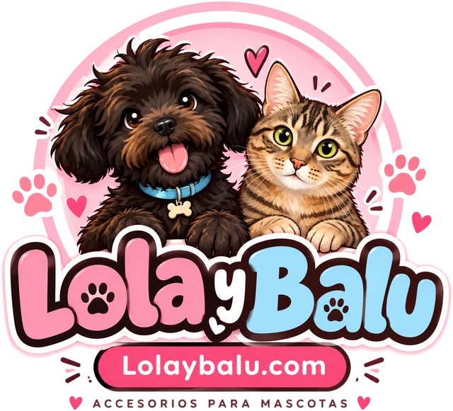 Logotipo de Lola y Balú, accesorios para mascotas